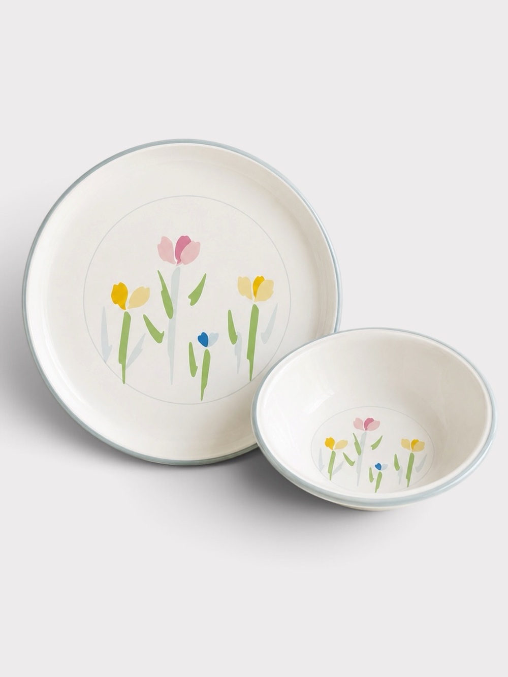 Vintage Studio Nova Fresh Mint Serving Bowl & Platter Set Made in Japan